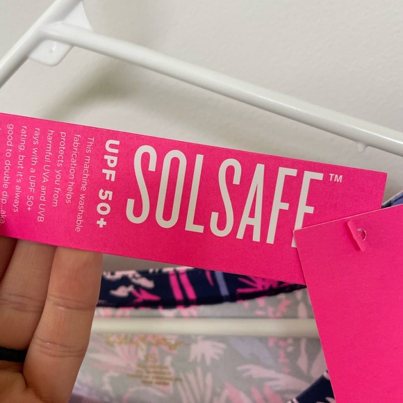 NWT Lilly Pulitzer UPF 50+ Sophie Ruffle Dress. XS - Picture 6 of 8